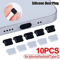 10Pcs Silicone Phone Dust Plug Charging Port Rubber Plug Type-C Dustplug Mirco USB Dustproof Cover Cap for Iphone 14 Accesorios