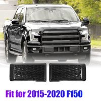 1Pair Carbon Fiber Front Bumper Guard Pads Cover Lid Trim Accessories for 2015-2020 Replacement Exterior Left &amp; Right