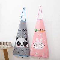 Cute Cartoon Rabbit Sleeveless Kitchen Apron for Men Women Home Cleaning Tools Waterproof Apron Cotton Linen Easy to Clean Aprons