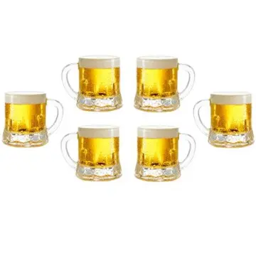 Heavy Base Beer Mugs, Fun Party Entertainment Beverage Drinking