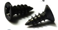 1000pcs/lotM2*4/5/6/7/8/10/12/14/16black carbon steel phillips flat head self tapping black small screw for electronical toy181 Nails Screws  Fastener