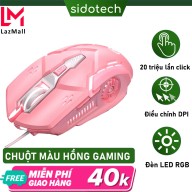 Chuột Màu Hồng Game Thủ Máy Tính SIDOTECH G5S Chuyên Gaming Đèn Led Rgb 6 thumbnail