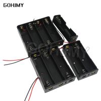 18650 Battery Box DIY Plastic Storage Case 1 2 3 4 AA 18650 Power Bank Cases Battery Holder Container 1X 2X 3X 4X With Wire Lead