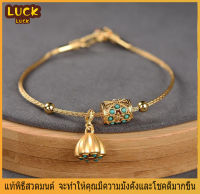 luck-เงินสเตอร์ลิง s925 สร้อยข้อมืออาเกตชุบทองสร้อยข้อมือนำโชคสร้อยข้อมือลูกปัดสร้อยข้อมือทิเบต83124