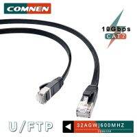 COMNEN CAT 7 Flat Cable 0.15-10M Shielded Ethernet RJ45 Network Cat7 Cables Modem Router LAN