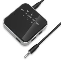 AptX Adaptive/aptX HD/aptX/AAC/SBC Bluetooth 5.2 Audio Receiver Transmitter Adapter Handsfree 3.5mm Aux Wireless Stereo Music