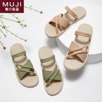 MUJI sandals and slippers womens outerwear summer 2023 new two-wear beach sandals fairy wind seaside flip-flops MUJI slippers