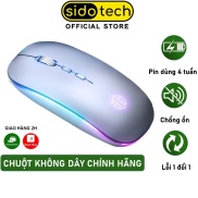 Chuột không dây wireless chính hãng Sidotech Inphic M1L silent sạc pin 1