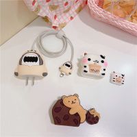 Cartoon Cable Protector Animal Charger Protector Cable Bite Organizer Cute Data Line Cord Protective Cover For iPhone 14 13