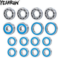 YEAHRUN 16PCS RC Car Axle Front &amp; Rear Bearing Kit for 110 Axial SCX10.2 SCX10 II Ar44 RC Crawler Blue Bearing Upgrade Parts