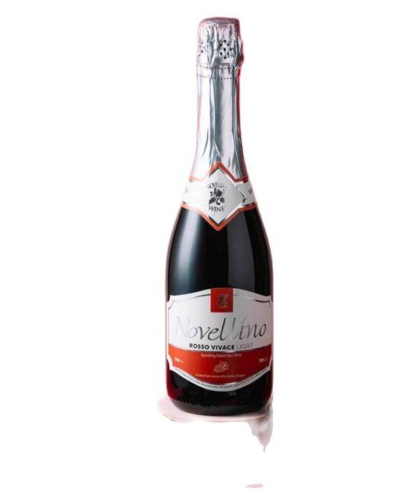 NOVELLINO ROSSO VIVACE LIGHT SPARKLING SWEET RED WINE 750ml (Packaging