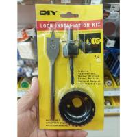 ราคาถูกกว่าตลาด Lock installation Kit (3pcs) ดอกสว่านเจาะ ดอกสว่านโฮลซอว์ ดอกสว่านเจาะรู ดอกสว่านเจาะไม้ ดอกสว่านเจะไม้