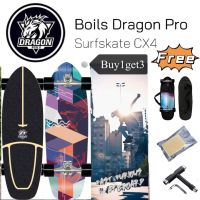 FAST&amp;FURIOUS (พร้อมส่ง)Boils Dragon Pro Surfskate CX4 ของแท้ 100% surf skate เซิร์ฟสเก็ต สเก็ตบอร์ดสำหรับเด็กชายหญิงเยาวชนผู้ใหญ่ skateboard surfskate board 30นิ้ว