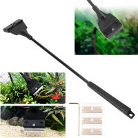 【Big Promotion】Aquarium Algae Scraper Small Fish Tank Glass Long Handle Cleaner with Replaceable Blades Standard scraper