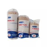 Medelas Elastic Bandage (Longmed) ผ้ายืดรัดเข่าแขน ข้อมือ ผ้าพันเคล็ด 1 ม้วน