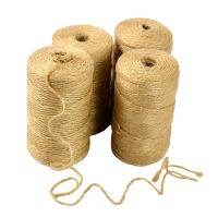 【YD】 100Meters 2mm /Roll Hemp Cords Rope To Tie Burlap Twine String Decoration