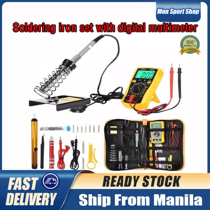 💯Original + 24 hours delivery D60 Electronic Soldering Iron Kit With