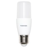 หลอด LED Stick TOSHIBA T7 8W E27 สีเหลืองนวล [ส่งเร็วส่งไว มีเก็บเงินปลายทาง]