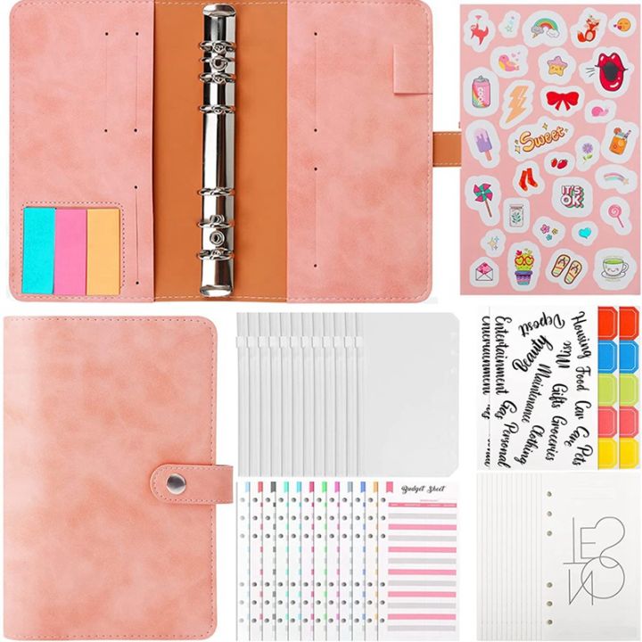 budget-binder-budget-planner-a6-set-a6-notebook-ring-binder-cash-envelopes-buget-planner-with-films