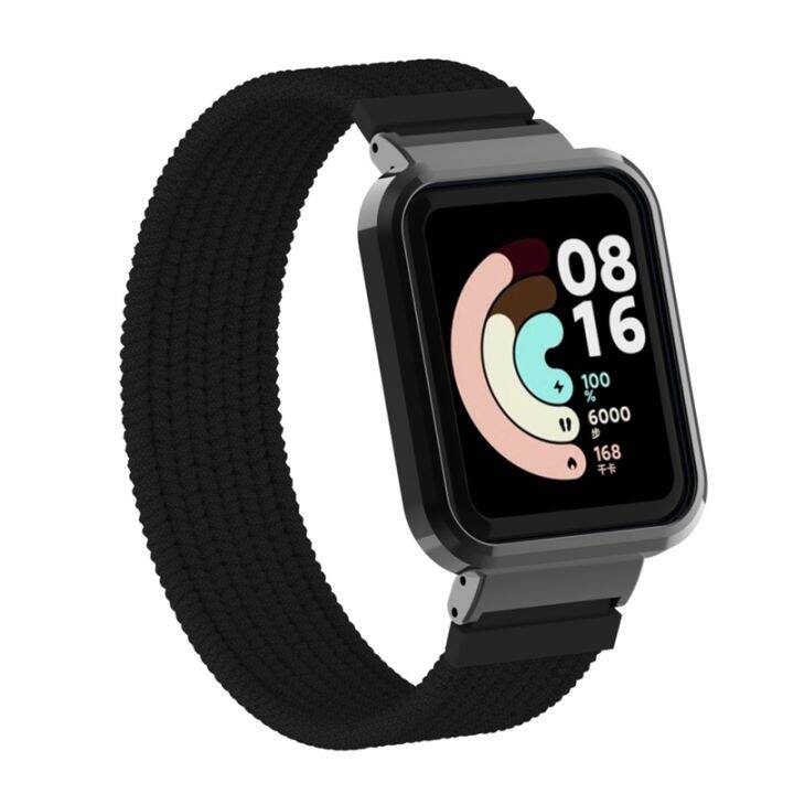 dla-xiaomi-mi-watch-lite-pasek-bransoletka-nylon-elastyczny-warkocz-pasek-na-r-k-sport-band-z-metalow-obudow-protector-film-dla-redmi-zegarek