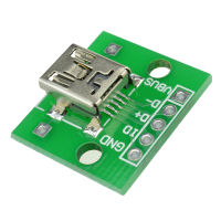 5PCS Mini USB To DIP Adapter Converter สำหรับ2.54Mm PCB Board DIY Power Supply