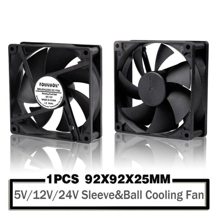 92mm 9225 Cooling Fan DC 5V 12V 24V 92x92x25mm Cooler Fans PC Case CPU ...