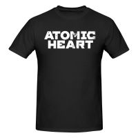 Game Atomic Heart  Logo TShirt Short Sleeve Custom TShirt for Men Graphic Tee Shirt  Printed Male Tops XS-6XL