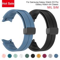 [SOSO 3C accessories] Magnetic D Buckle สายซิลิโคนสำหรับ Samsung Galaxy Watch 5 Pro 45Mm/Galaxy 4 44Mm 40Mm/Classic 46Mm 42Mm Strap M/l S/M