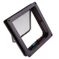 ประตูพนังแมวราคาดีที่สุดพร้อมล็อคความปลอดภัย4ทาง Dog Flap Door ABS Gate Door Kit