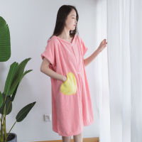 cloak bath towel Wearable Bathrobe Woman Shower Female Soft Bath Towel for Adult for Home Textiles Bath and Sauna Towels