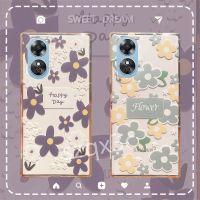 เคสโทรศัพท์ In Stock Case OPPO A17 A17K A77s A77 A57 A76 A96 Reno8 8Z Reno7 7Z Reno6 6Z Pro 5G 4G Phone Casing Cute Fresh PrintingTransparent Silicone Back Cover Shockproof TPU Phone Soft Case for OPPOA77s เคส oppoA17