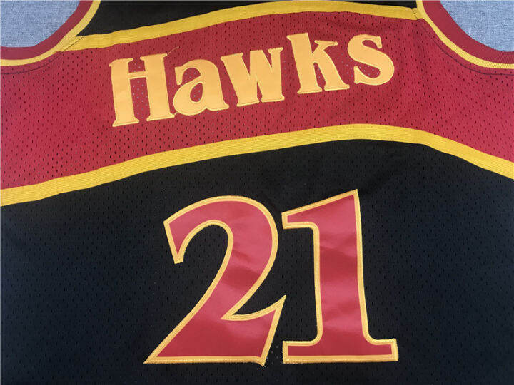 ready-stock-newest-hot-sale-mens-atlanta-hawks-dominique-wilkins-mitchell-ness-hardwood-classics-jersey-black