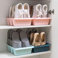 (cerci household goods) OTHERHOUSE 3 Grid Shoe Rack Stand Shelf Holder Shoe Organizer ShoesRacks Cabinet Organizer Slot ShoeboxColour