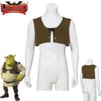 Fiona เสื้อกั๊กคอสเพลย์เสื้อคาร์ดิแกนแบบถักชุด Shrek ชุดครอปหนังตลกการ์ตูนชุดผู้ใหญ่ผู้ชาย