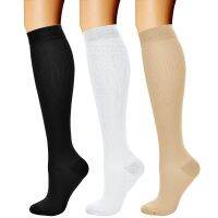 【HOT】✒☑☾ Brothock 3 Pairs Toe Compression Socks Knee Toeless 15-25 MmHg Hiking Dropshipping Wholesale