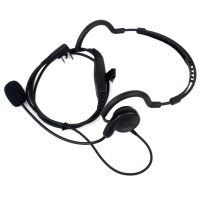 NEW 2 Pin Earpiece Mic PTT Headset For Kenwood BAOFENG Radios UV-5R 777 888S