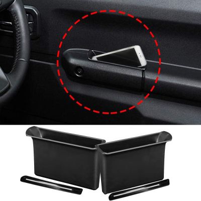 npuh Front Row Door Side Storage Box Handle Pocket Armrest Phone Container for Suzuki Jimny 2019 2020 Accessories