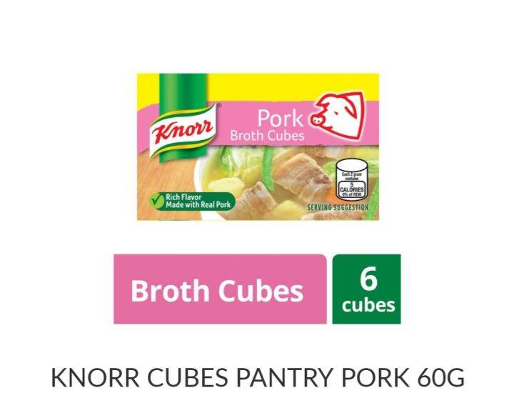 Knorr Cubes Pantry Pork 60g Lazada PH