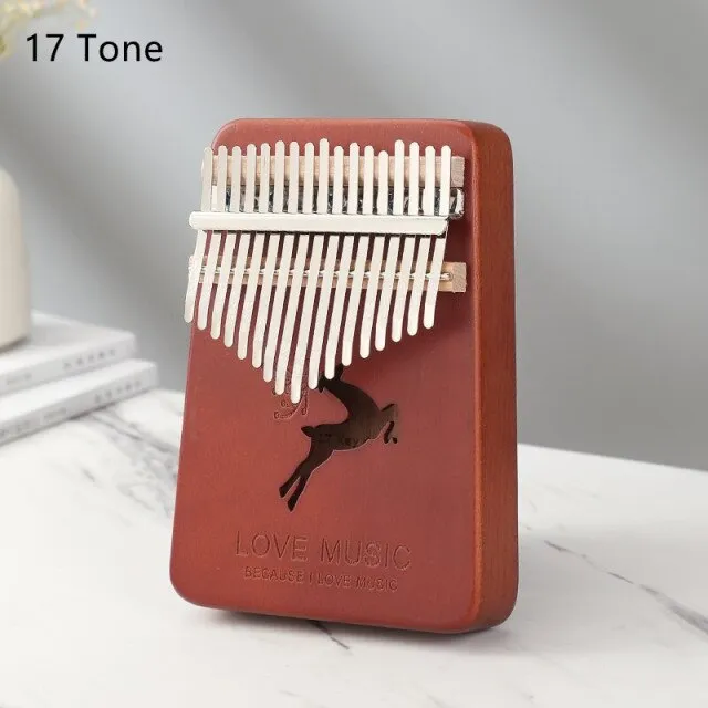 Kalimba 17Key Thumb Piano Tuning Key Musical Instrument Keyboard