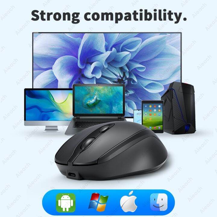 aieach-rechargeable-wireless-bluetooth-mouse-silent-wireless-comput-mous-usb-ergonomic-gamer-mouse-for-computer-laptop-macbook