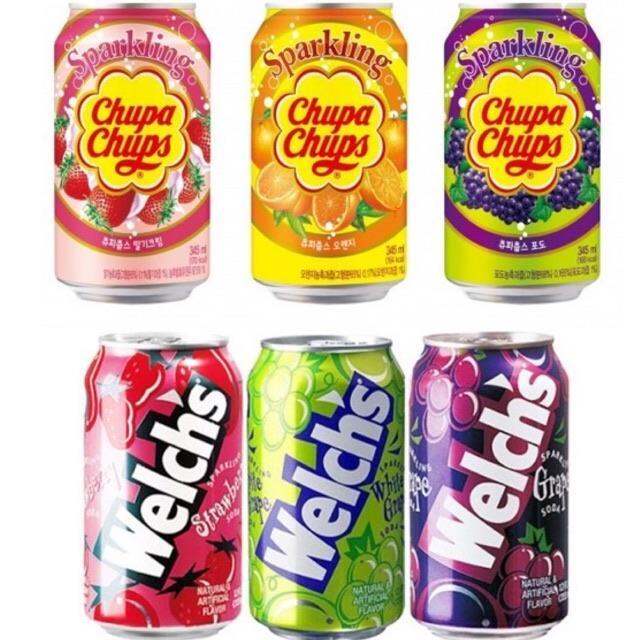 Ppa Ov969onrj0544 Chupa Chups  Welch's Sparkling Soda 355 Ml Korean 