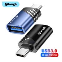 Elough USB to Type C Adapter OTG Converter Micro USB OTG Type C to USB Adapt 3A Fast Charging for Macbook Samsung Huawei Xiaomi