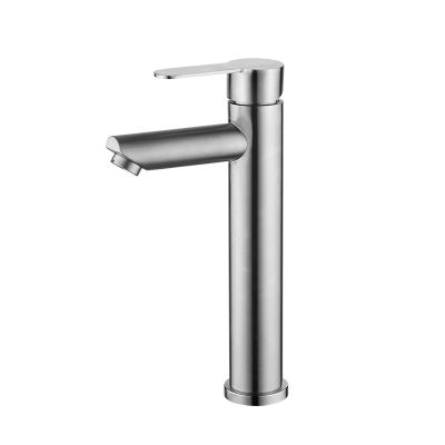LEDEME Stainless Steel Basin Faucet Bathroom Faucet Hot Cold Mixer Tap Single Hole Countertop installation Basin Faucets L71103