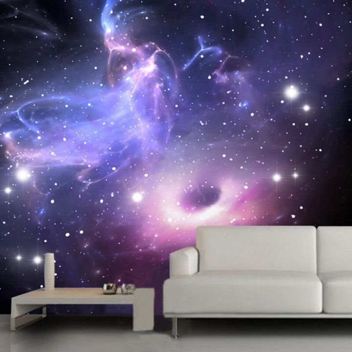 3d Wallpaper Modern Starry Sky Space Photo Mural Restaurant Theme Hotel ...