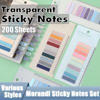 200Sheets Transparent Note Colorful Annotation Memo Label Tabs Stickers Page Planner Stationery