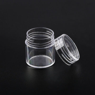 12pcslot Plastic Round Jewelry Box Compartment Transparent Container earring box jewelry Box Case for Jewelry display&amp;packaging