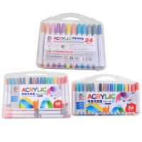 Markers For Kids Drawing Pens Art Marker Pen Waterproof Colored Markers Smooth Bright Safe Kids Coloring Markers Set For Ceramics Canvas Stone Glass approving