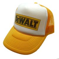 หมวกตาข่ายหมวกตาข่ายหมวกวินเทจหมวก Dewalt Trucker n1