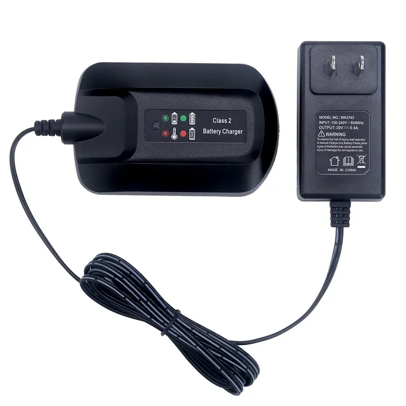 WA3742 WA3732 20V Lithium Charger Compatible with Worx 18V 20V