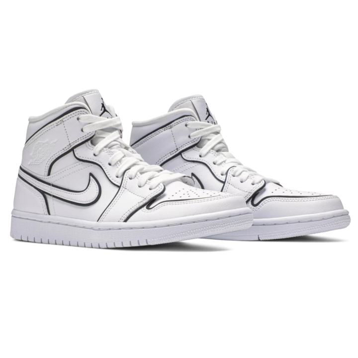 jordan 1 mid iridescent reflective black